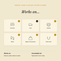 Nubuck, Suede & Aniline Leather Cleaner Leather Cleaners Leather Hero Australia