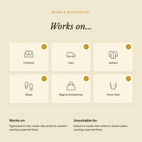 Repair & Recolour Kit Leather Repair & Recolouring Leather Hero Australia