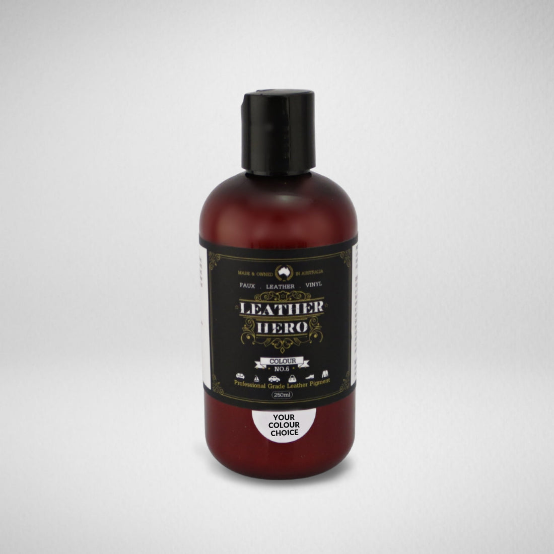 Leather Paint - Charcoal Leather Repair & Recolouring Leather Hero Australia