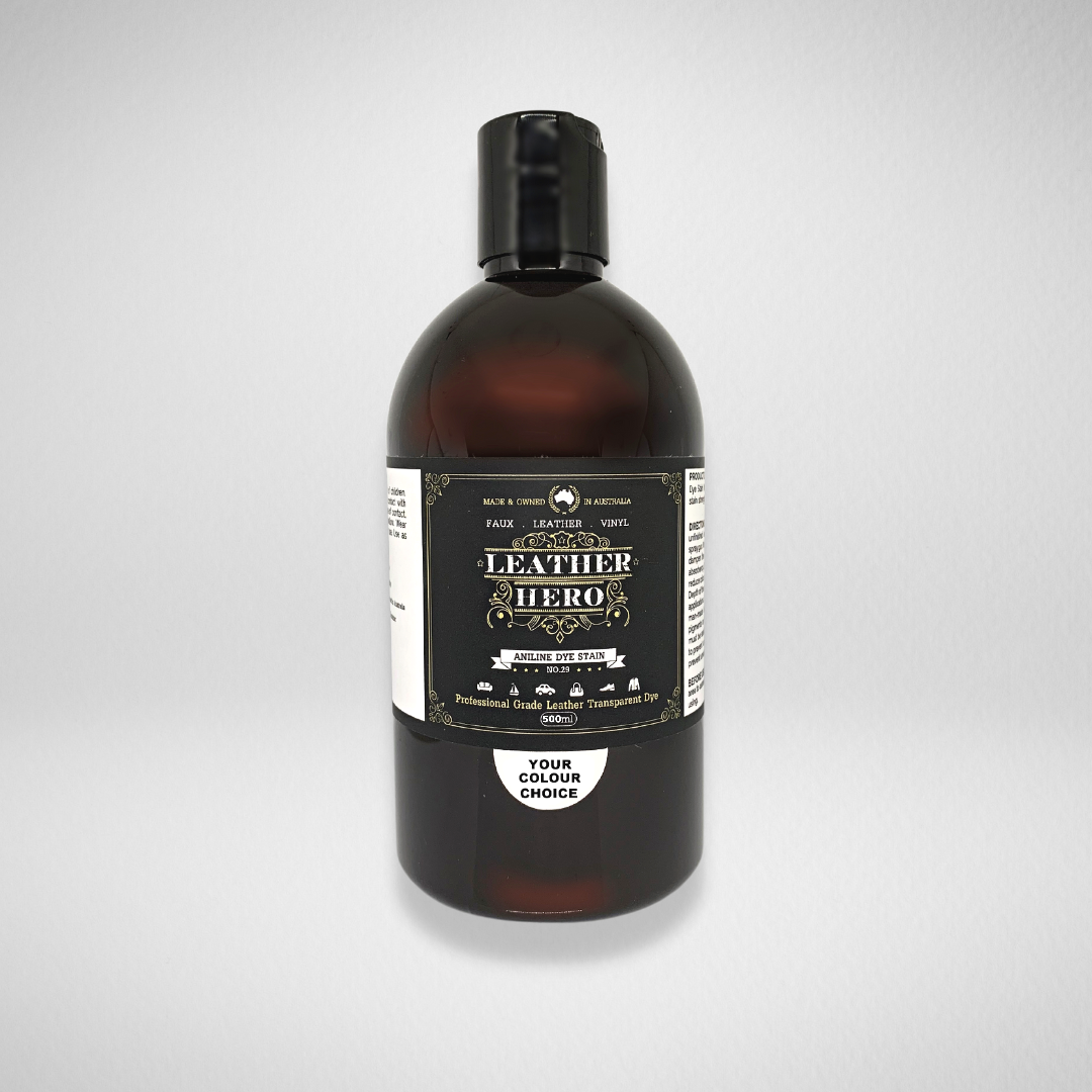 Leather Aniline Dye Stain - Aniline Tobacco Leather Repair & Recolouring Leather Hero Australia