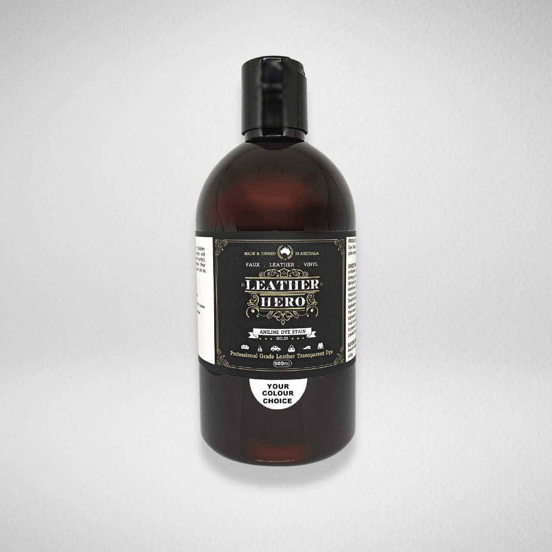 Leather Aniline Dye Stain - Aniline Bark Leather Repair & Recolouring Leather Hero Australia