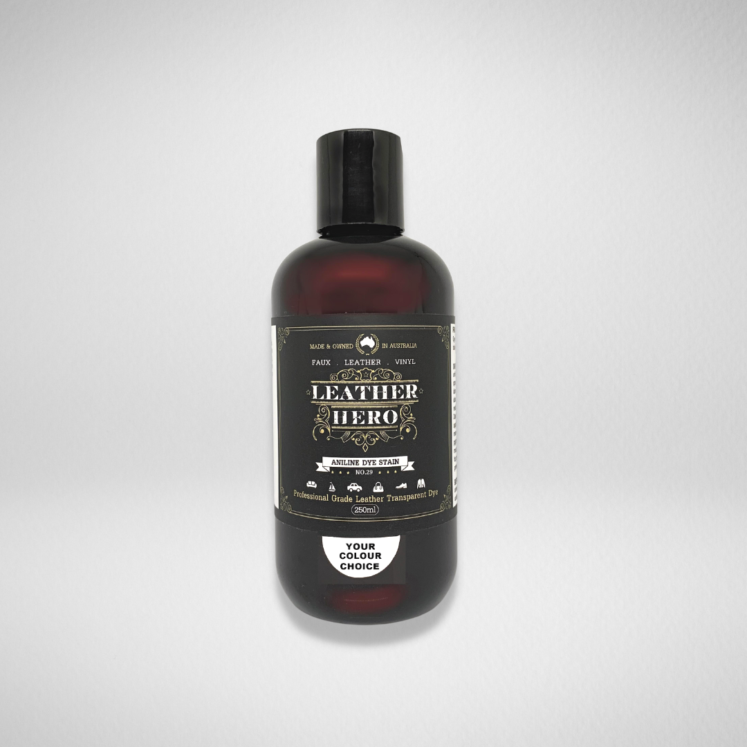 Leather Aniline Dye Stain - Aniline Bark Leather Repair & Recolouring Leather Hero Australia