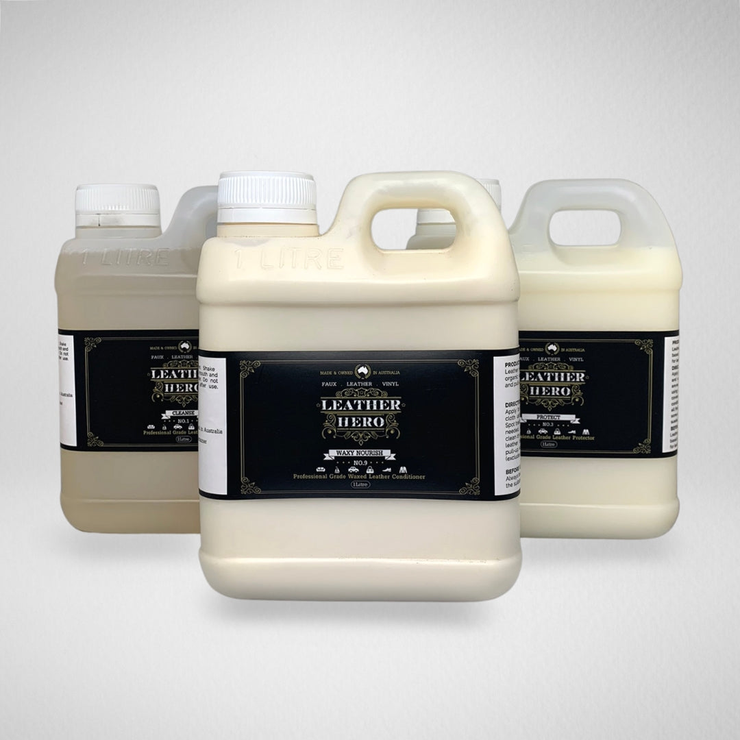Waxed & Pull-Up Leather Care Kit Leather Care Kits Leather Hero Australia