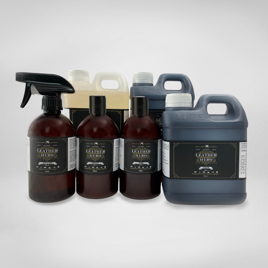 Leather Repair & Recolour Kit - Aniline Spice Leather Repair & Recolouring Leather Hero Australia