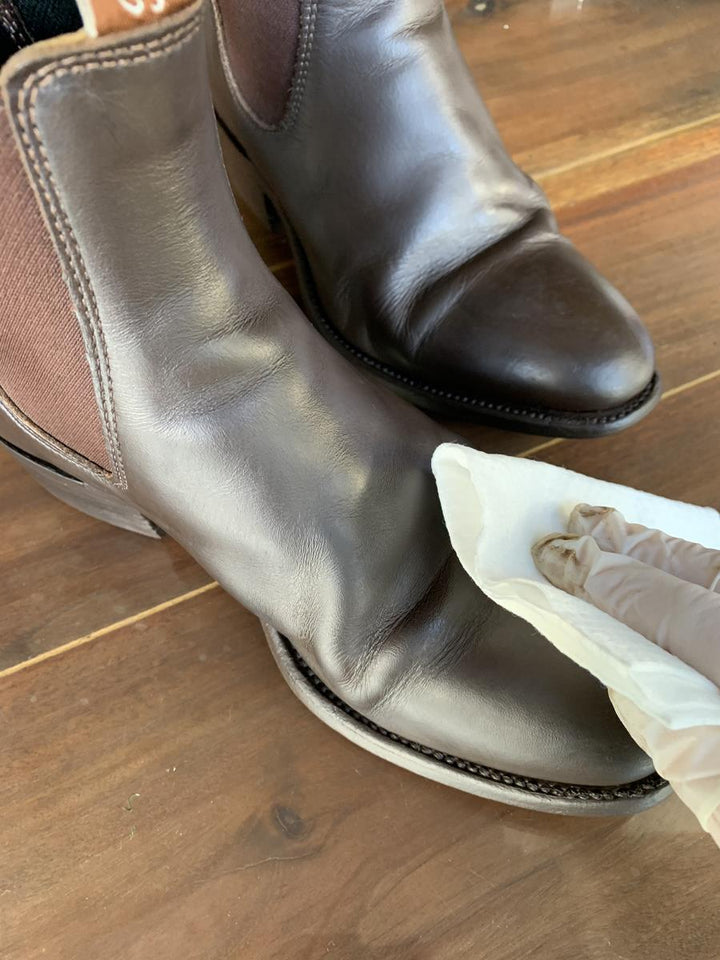 Boot Scuff Repair How to restore scuffed Chelsea boots – Leather Hero Australia