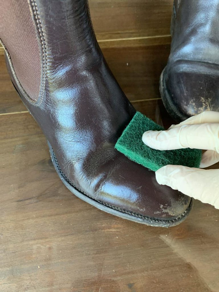Boot Scuff Repair How to restore scuffed Chelsea boots – Leather Hero Australia