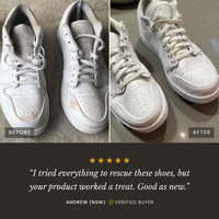 Leather & Vinyl Shoe Whitener Recolouring Leather Hero Australia