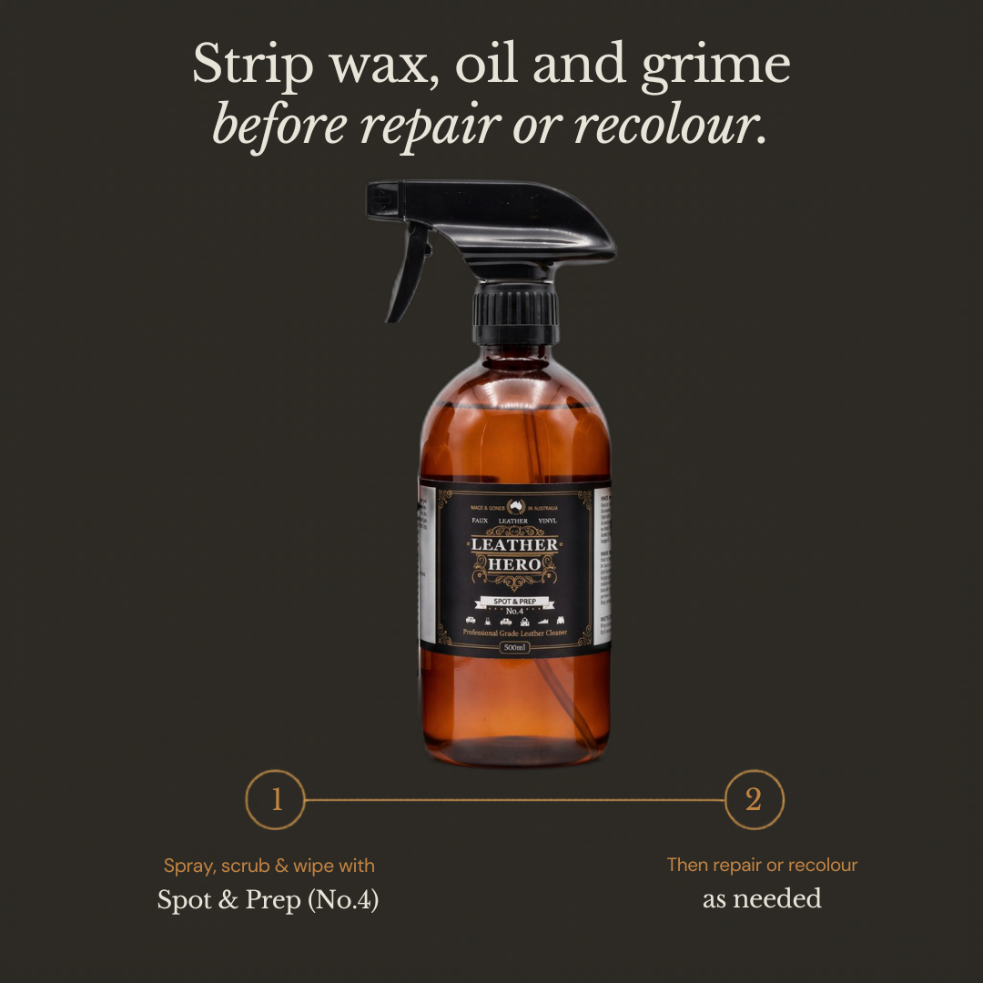 Leather Spot Remover & Surface Prep Leather Cleaners Leather Hero Australia