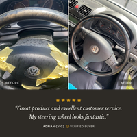 Steering Wheel Repair & Recolour Kit Recolouring Leather Hero Australia