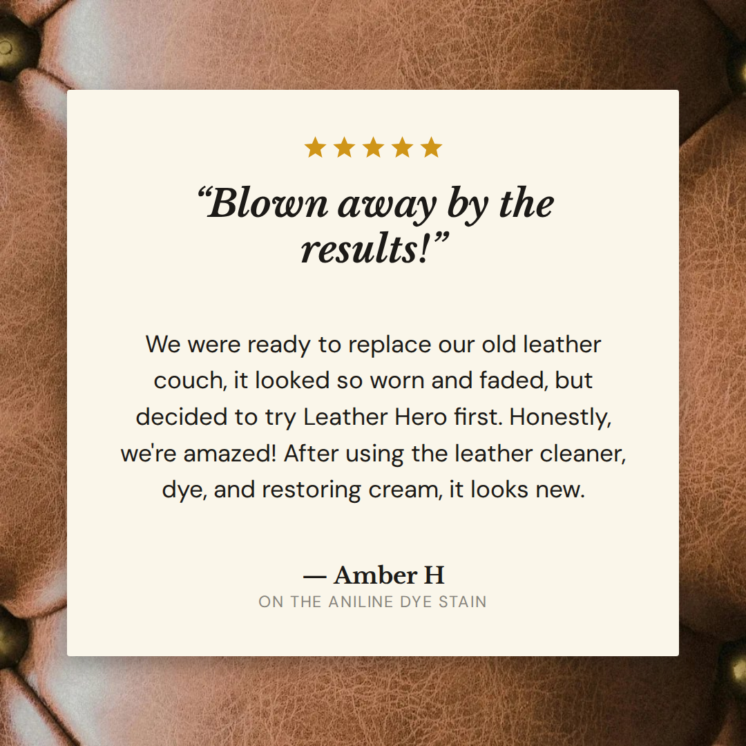 Aniline Dye Stain Leather Hero Australia