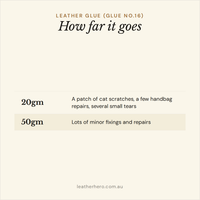 Leather Glue - Super Strong, Fast-Drying, Clear-Setting