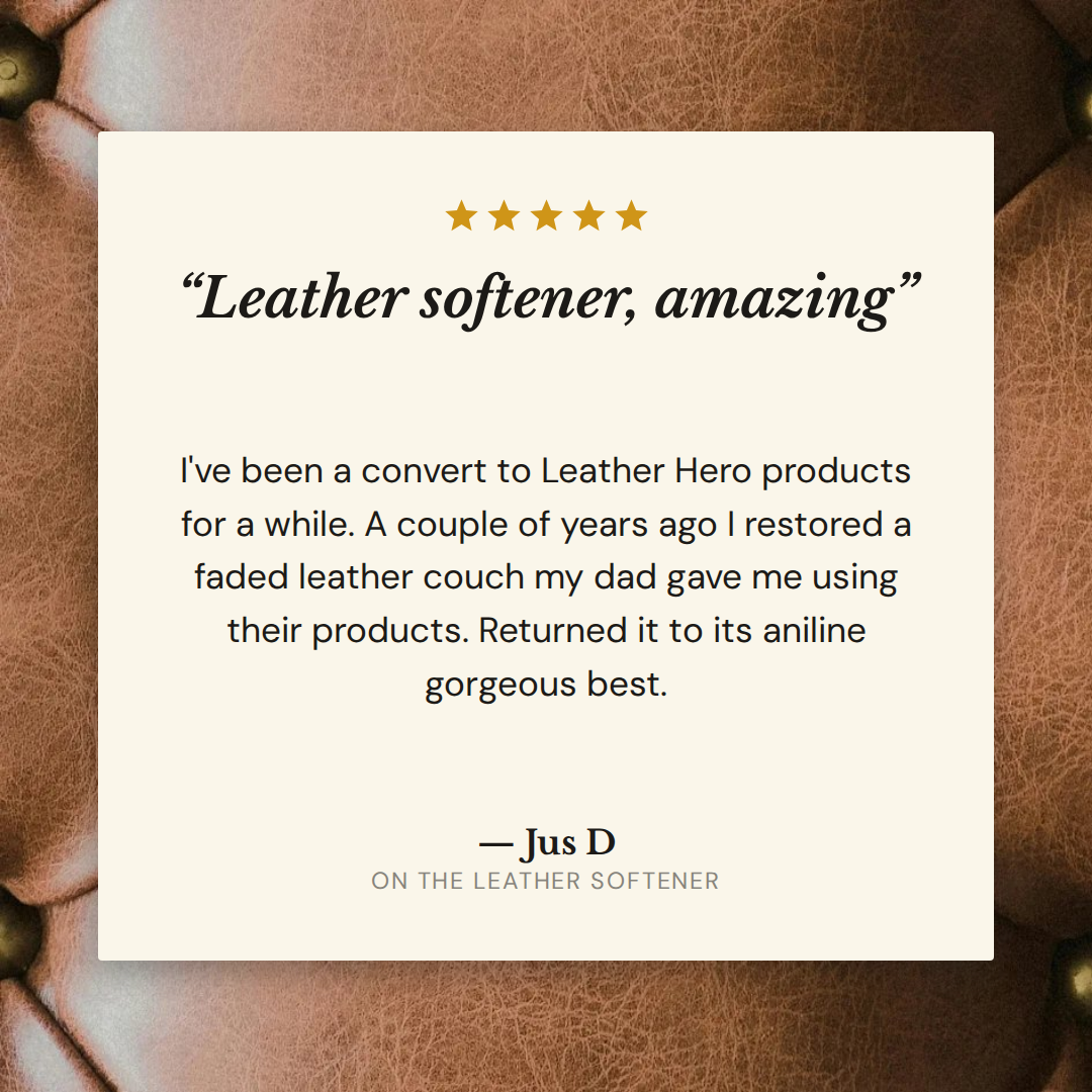 Leather Softener Leather Conditioners Leather Hero Australia