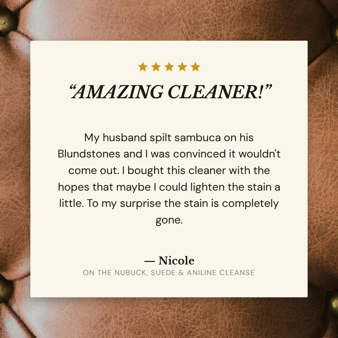 Nubuck, Suede & Aniline Leather Cleaner Leather Cleaners Leather Hero Australia