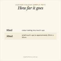 Leather Colour Sample Pots