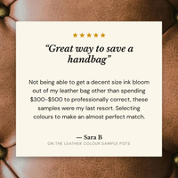 Leather Colour Sample Pots
