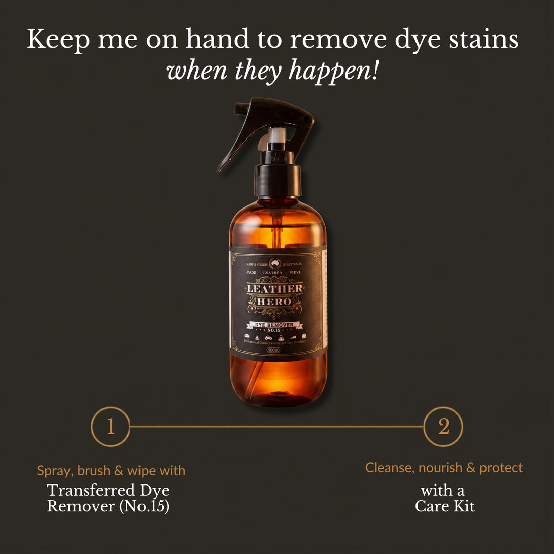 Transferred Dye Remover Cleaners Leather Hero Australia