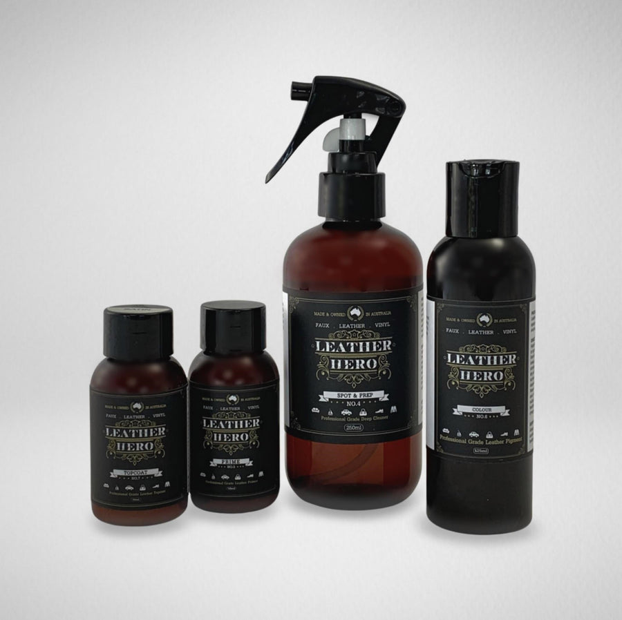 Leather Repair & Recolour Kit - Ink Leather Repair & Recolouring Leather Hero Australia