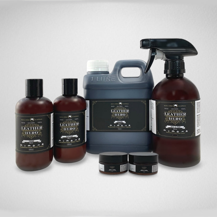 Leather Repair & Recolour Kit - Oyster Leather Repair & Recolouring Leather Hero Australia