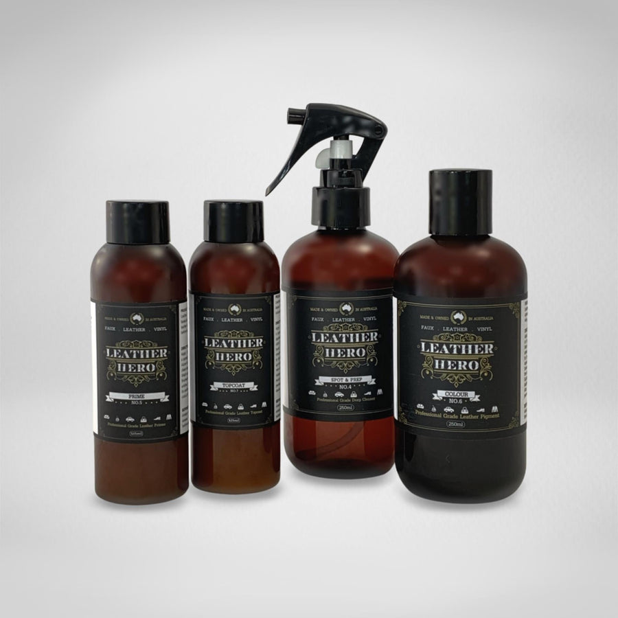 Leather Repair & Recolour Kit - Oyster Leather Repair & Recolouring Leather Hero Australia