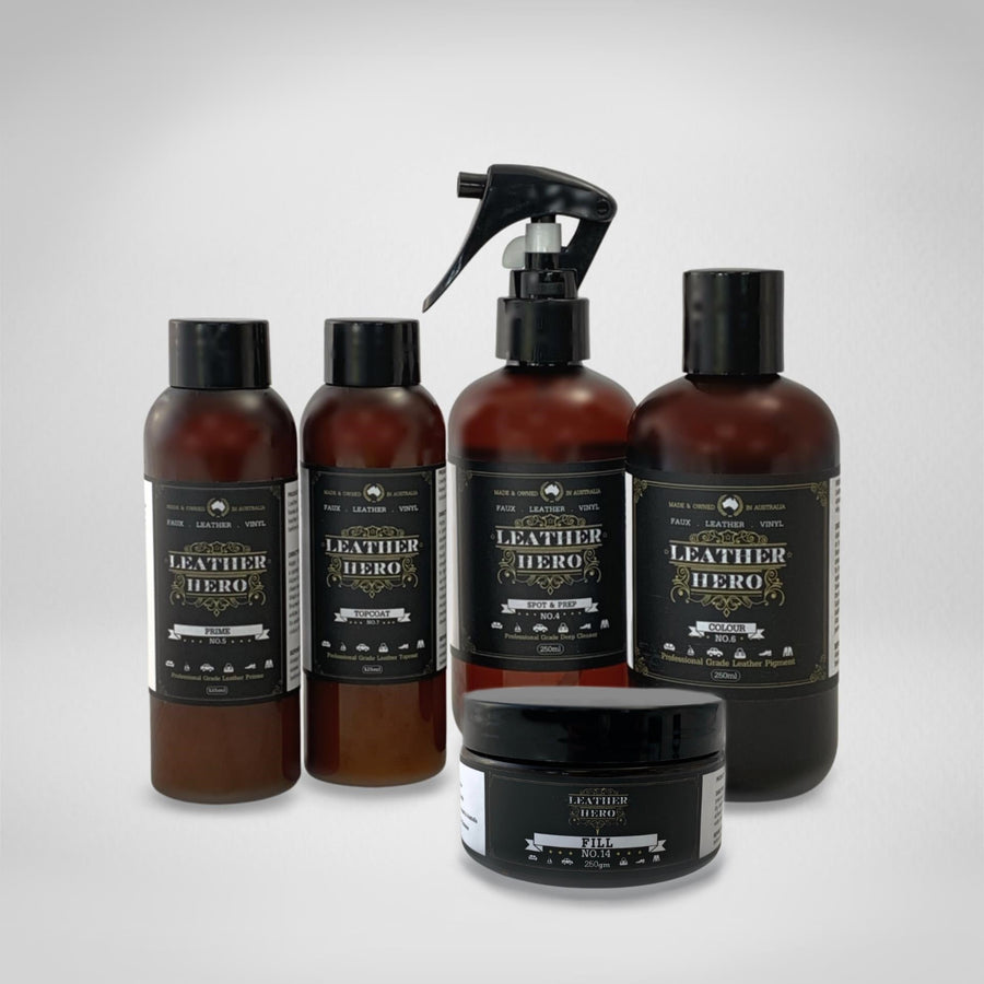 Leather Repair & Recolour Kit - Clay Leather Repair & Recolouring Leather Hero Australia