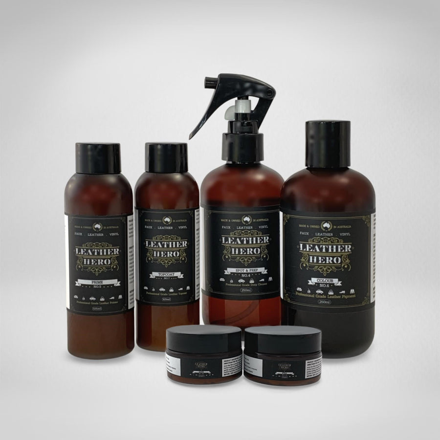 Leather Repair & Recolour Kit - Coral Leather Repair & Recolouring Leather Hero Australia