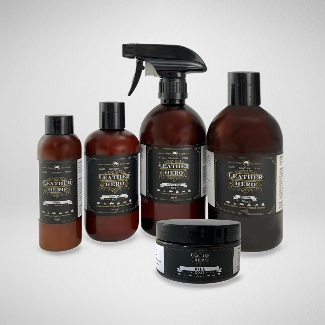 Leather Repair & Recolour Kit - Aniline Chesterfield Leather Repair & Recolouring Leather Hero Australia