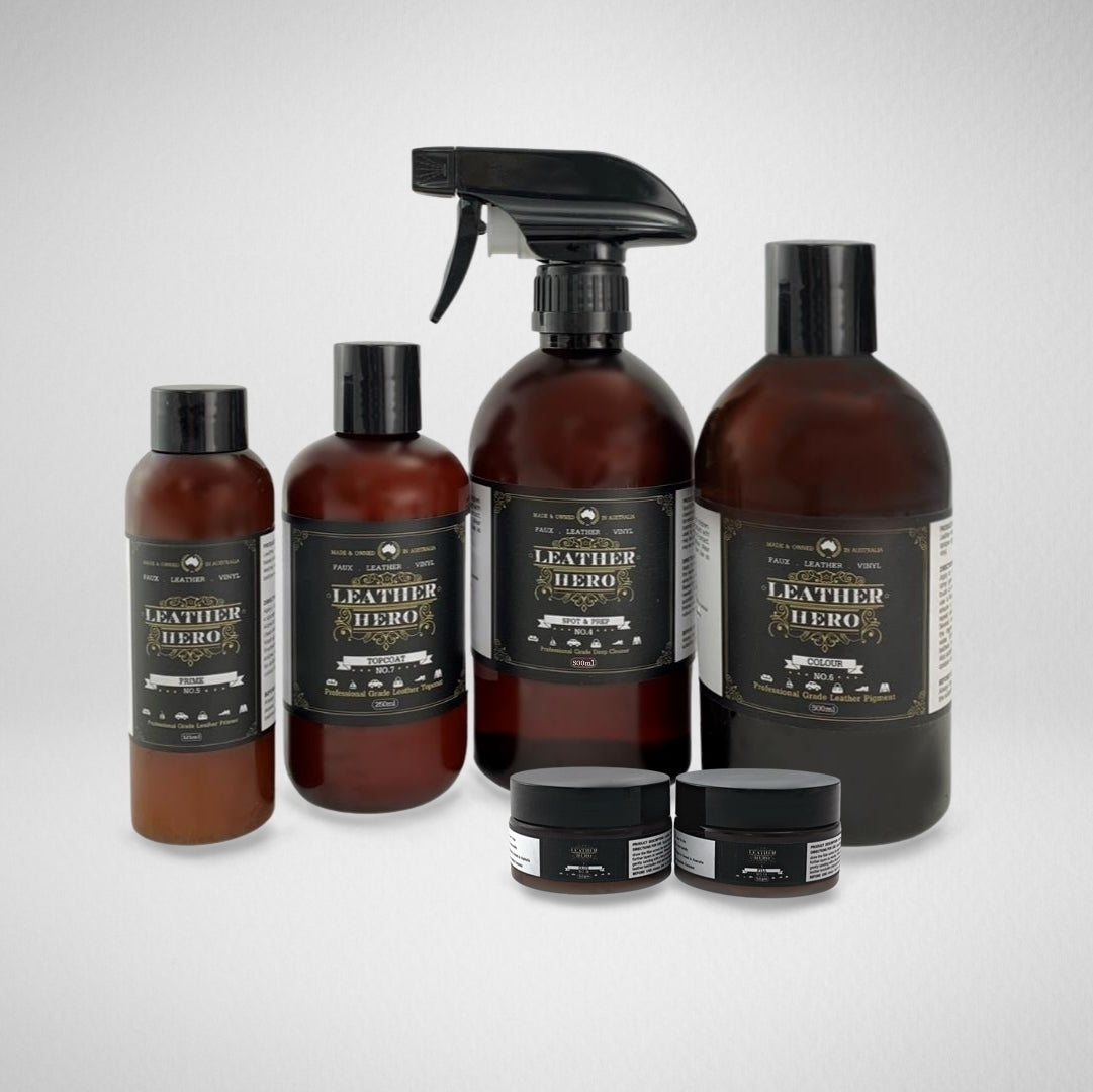 Leather Repair & Recolour Kit - Aniline Chesterfield Leather Repair & Recolouring Leather Hero Australia