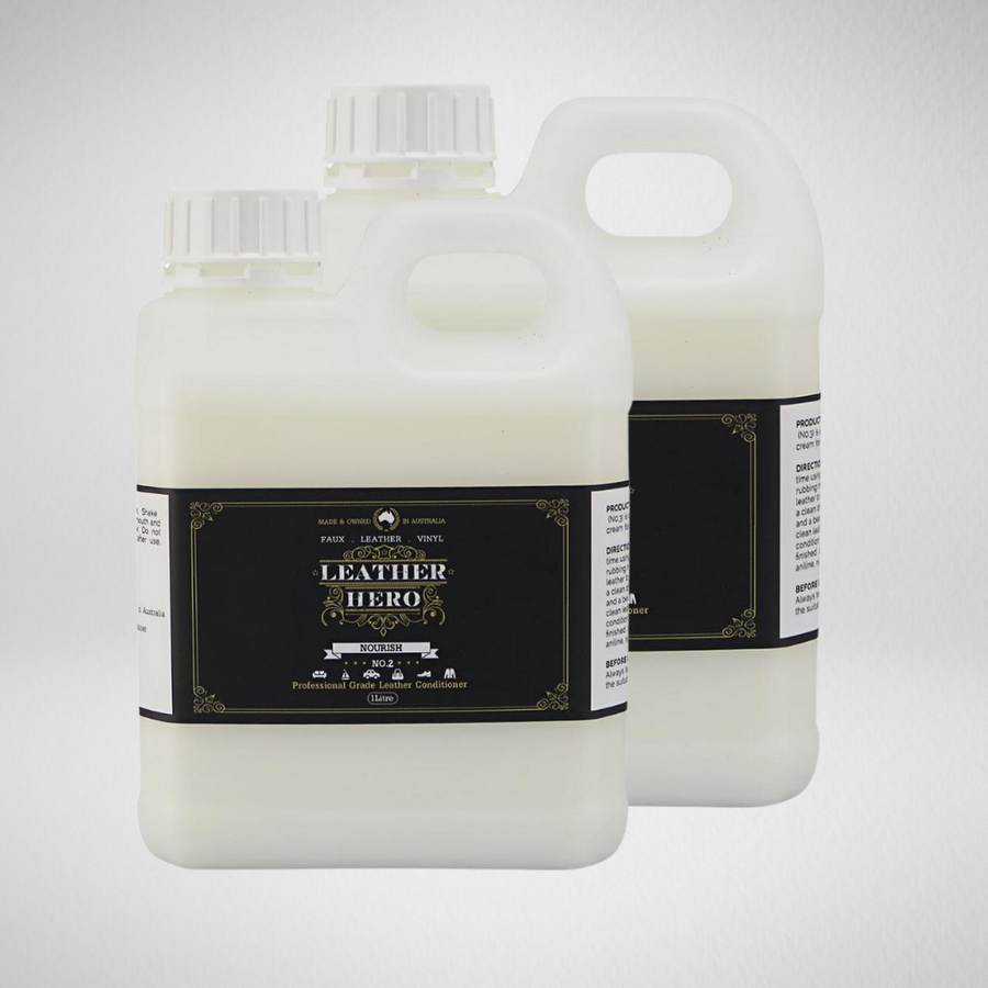 Leather conditioner for sofas and car seats – Leather Hero Australia