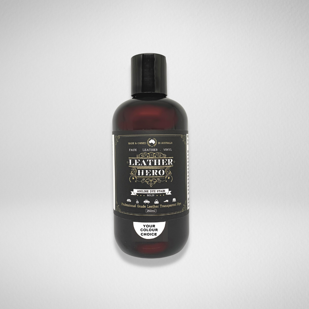Leather Aniline Dye Stain - Aniline Harvest Leather Repair & Recolouring Leather Hero Australia